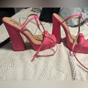 hot pink heels